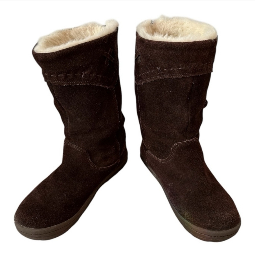 White Mountain Chocolate Brown Winter Boots